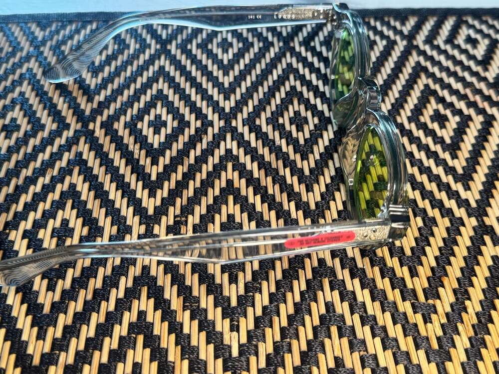 Akila Logos Sunglasses in Cement/Green - Picture 7 of 11